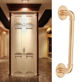 Darrahopens Home & Garden > Gate Openers > Fence & Gate Accessories Gate Pull Handle Zinc Alloy Retro Round Base Furniture Hardware for Door Drawer Cabinet Wardrobe Closet Gold In Australia - Darrahopens
