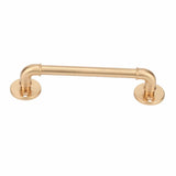 Darrahopens Home & Garden > Gate Openers > Fence & Gate Accessories Gate Pull Handle Zinc Alloy Retro Round Base Furniture Hardware for Door Drawer Cabinet Wardrobe Closet Gold In Australia - Darrahopens