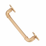 Darrahopens Home & Garden > Gate Openers > Fence & Gate Accessories Gate Pull Handle Zinc Alloy Retro Round Base Furniture Hardware for Door Drawer Cabinet Wardrobe Closet Gold In Australia - Darrahopens