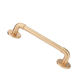Darrahopens Home & Garden > Gate Openers > Fence & Gate Accessories Gate Pull Handle Zinc Alloy Retro Round Base Furniture Hardware for Door Drawer Cabinet Wardrobe Closet Gold In Australia - Darrahopens