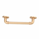 Darrahopens Home & Garden > Gate Openers > Fence & Gate Accessories Gate Pull Handle Zinc Alloy Retro Round Base Furniture Hardware for Door Drawer Cabinet Wardrobe Closet Gold In Australia - Darrahopens