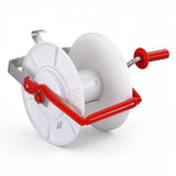 Darrahopens Home & Garden > Gate Openers > Fence & Gate Accessories Giantz Electric Fence Reel Geared Portable Polywire Fencing Farm White