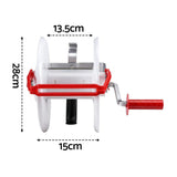 Darrahopens Home & Garden > Gate Openers > Fence & Gate Accessories Giantz Electric Fence Reel Geared Portable Polywire Fencing Farm White