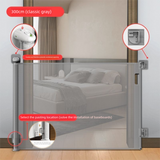 Darrahopens Home & Garden > Gate Openers > Fence & Gate Accessories Grey Retractable Baby Safety Gate and Pet Barrier Extra Wide 300cm for Stairs and Doorways No Drill Mesh In-Home Protection Solution for Local Families