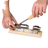 Darrahopens Home & Garden > Gate Openers > Fence & Gate Accessories Nutcracker Heavy Duty Nut cracker Pecan Cracker Walnut Cracker Plier Opener Tool Desktop Wood Base & Handle