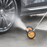 Darrahopens Home & Garden > Gate Openers > Fence & Gate Accessories VEVOR 16" Pressure Washer Undercarriage Cleaner, Stainless Steel Surface Cleaner for Pressure Washer, 4000 Max PSI, Angle Adjustment Gear, 4 Spray Nozzles, 2 Extended Wands for Driveway, Patio, Deck
