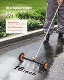 Darrahopens Home & Garden > Gate Openers > Fence & Gate Accessories VEVOR 16" Pressure Washer Undercarriage Cleaner, Stainless Steel Surface Cleaner for Pressure Washer, 4000 Max PSI, Angle Adjustment Gear, 4 Spray Nozzles, 2 Extended Wands for Driveway, Patio, Deck
