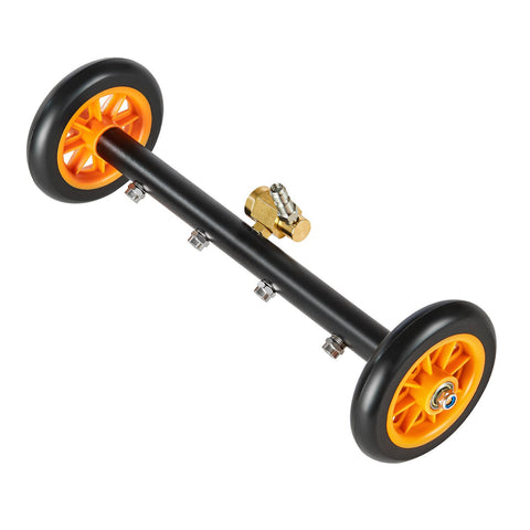 Darrahopens Home & Garden > Gate Openers > Fence & Gate Accessories VEVOR 16" Pressure Washer Undercarriage Cleaner, Stainless Steel Surface Cleaner for Pressure Washer, 4000 Max PSI, Angle Adjustment Gear, 4 Spray Nozzles, 2 Extended Wands for Driveway, Patio, Deck