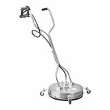 Darrahopens Home & Garden > Gate Openers > Fence & Gate Accessories VEVOR 20" Pressure Washer Surface Cleaner, Stainless Steel Pressure Washer Attachments with 4 Wheels, 4500 Max PSI, 3/8 Quick Connector, 2 Spray Nozzles, Dual Handle, for Concrete, Patio, Sidewalk