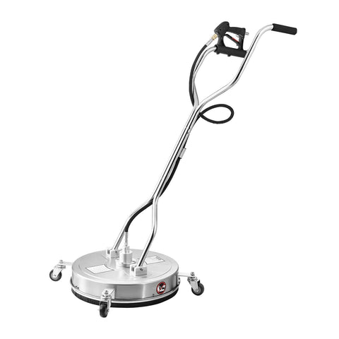 Darrahopens Home & Garden > Gate Openers > Fence & Gate Accessories VEVOR 20" Pressure Washer Surface Cleaner, Stainless Steel Pressure Washer Attachments with 4 Wheels, 4500 Max PSI, 3/8 Quick Connector, 2 Spray Nozzles, Dual Handle, for Concrete, Patio, Sidewalk