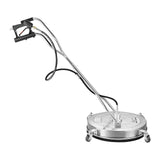 Darrahopens Home & Garden > Gate Openers > Fence & Gate Accessories VEVOR 24" Pressure Washer Surface Cleaner, Stainless Steel Pressure Washer Attachments with 4 Wheels, 4000 Max PSI, 3/8 Quick Connector, 2 Spray Nozzles, Dual Handle, for Concrete, Patio, Sidewalk