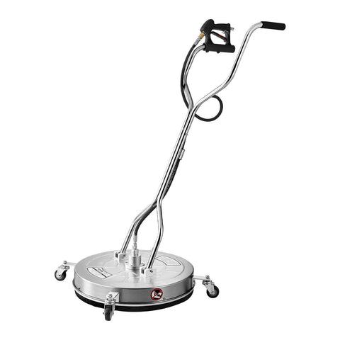Darrahopens Home & Garden > Gate Openers > Fence & Gate Accessories VEVOR 24" Pressure Washer Surface Cleaner, Stainless Steel Pressure Washer Attachments with 4 Wheels, 4000 Max PSI, 3/8 Quick Connector, 2 Spray Nozzles, Dual Handle, for Concrete, Patio, Sidewalk