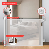 Darrahopens Home & Garden > Gate Openers > Fence & Gate Accessories White Retractable Baby Safety Gate and Pet Barrier Extra Wide 300cm for Stairs and Doorways No Drill Mesh In-Home Protection Solution for Local Families