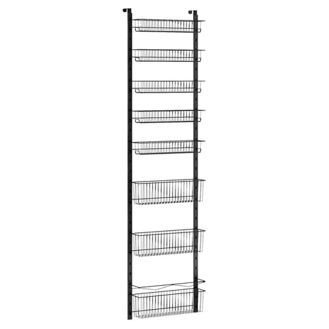 Darrahopens Home & Garden GOMINIMO 8 Tier Adjustable Baskets Over the Door Pantry Organizer Spice Rack