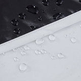 Darrahopens Home & Garden Gominimo Temp Blackout Blinds Curtain Detachable Set of 2 240 x 140cm Black