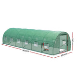 Darrahopens Home & Garden > Green Houses Greenfingers Greenhouse Walk in Green House Tunnel Plant Garden Shed Dome 9x3x2M