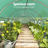 Darrahopens Home & Garden > Green Houses Greenfingers Greenhouse Walk in Green House Tunnel Plant Garden Shed Dome 9x3x2M