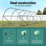 Darrahopens Home & Garden > Green Houses Greenfingers Greenhouse Walk in Green House Tunnel Plant Garden Shed Dome 9x3x2M