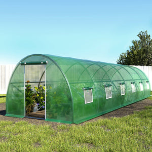 Darrahopens Home & Garden > Green Houses Greenfingers Greenhouse Walk in Green House Tunnel Plant Garden Shed Dome 9x3x2M
