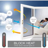 Darrahopens Home & Garden > Greenhouses > Greenhouses & Accessories Glass insulation film - Greenhouse sun protection film - Sun protection film - One-way film - Privacy film