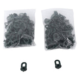 Darrahopens Home & Garden > Greenhouses > Greenhouses & Accessories Greenhouse Hanging Hooks 100pcs Fasteners Tied Buckle Grafting Clips for Plant Vegetables