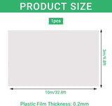 Darrahopens Home & Garden > Greenhouses > Greenhouses & Accessories Polyethylene Greenhouse Film 2x6m Transparent Extra Thick Garden Film for Foil Tunnels 10m