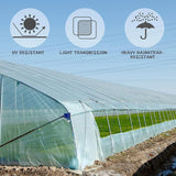 Darrahopens Home & Garden > Greenhouses > Greenhouses & Accessories Polyethylene Greenhouse Film 2x6m Transparent Extra Thick Garden Film for Foil Tunnels 10m