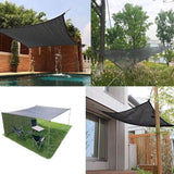 Darrahopens Home & Garden > Greenhouses > Greenhouses & Accessories Sunshade Net 3x5M 85% Reinforced Thick Garden Sun Sail with 8 Brackets Eyelets, Windproof Shade Cloth for Greenhouse Pergola Plant Protection