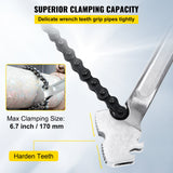 Darrahopens Home & Garden > Greenhouses > Greenhouses & Accessories VEVOR 24 Inch Pipe Chain Wrench Heavy Duty 6.7 Inch Chain Wrench