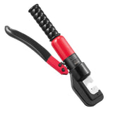 Darrahopens Home & Garden > Greenhouses > Greenhouses & Accessories VEVOR Hydraulic Crimping Tool with 9 Sets of  Dies AWG12-2/0 Copper And Aluminum Terminal Battery Lug Crimper, with a Cutting Pliers, Gloves, 5pcs Copper Ring Connectors, 8pcs Heat Shrink Sleeves