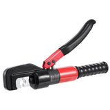 Darrahopens Home & Garden > Greenhouses > Greenhouses & Accessories VEVOR Hydraulic Crimping Tool with 9 Sets of  Dies AWG12-2/0 Copper And Aluminum Terminal Battery Lug Crimper, with a Cutting Pliers, Gloves, 5pcs Copper Ring Connectors, 8pcs Heat Shrink Sleeves