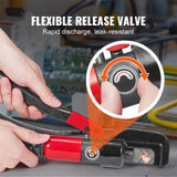 Darrahopens Home & Garden > Greenhouses > Greenhouses & Accessories VEVOR Hydraulic Crimping Tool with 9 Sets of  Dies AWG12-2/0 Copper And Aluminum Terminal Battery Lug Crimper, with a Cutting Pliers, Gloves, 5pcs Copper Ring Connectors, 8pcs Heat Shrink Sleeves