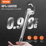 Darrahopens Home & Garden > Greenhouses > Greenhouses & Accessories VEVOR Pipe Wrench, 14" Aluminum Straight Pipe Wrench, Automatic Jaw Adjustment, Adjustable Plumbing Wrench, Easy to Carry, Ergonomic Handle, Hangable Design, for Water Pipes, Automotive Repairs