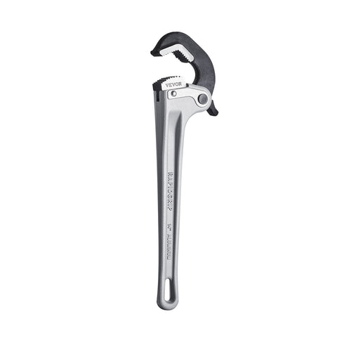 Darrahopens Home & Garden > Greenhouses > Greenhouses & Accessories VEVOR Pipe Wrench, 14" Aluminum Straight Pipe Wrench, Automatic Jaw Adjustment, Adjustable Plumbing Wrench, Easy to Carry, Ergonomic Handle, Hangable Design, for Water Pipes, Automotive Repairs