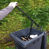Darrahopens Home & Garden > Greenhouses > Greenhouses & Accessories Wheelie Bin Compactor Manual Press Household Rubbish Trash Recycling Bins