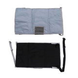 Darrahopens Home & Garden > Hammocks > Hammocks & Accessories Airplane Seat Extender for Kids Canvas Portable Toddler Travel Bed Airplane Footrest Hammock for Flights Black In Australia - Darrahopens