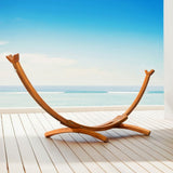 Darrahopens Home & Garden > Hammocks > Hammocks & Accessories Gardeon Hammock Bed Stand Larch Wood 315cm Length