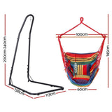 Darrahopens Home & Garden > Hammocks > Hammocks & Accessories Gardeon Hammock Chair with Heavy Duty Steel Stand