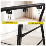 Darrahopens Home & Garden > Hammocks > Hammocks & Accessories Gardeon Hammock Stand 135cm x180cm Steel Frame for Hanging Chairs Black In Australia - Darrahopens