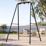 Darrahopens Home & Garden > Hammocks > Hammocks & Accessories Gardeon Hammock Stand 135cm x180cm Steel Frame for Hanging Chairs Black In Australia - Darrahopens