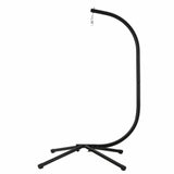 Darrahopens Home & Garden > Hammocks > Hammocks & Accessories Gardeon Hammock Stand 150kg Capacity Metal Frame for Hanging Chairs Black In Australia - Darrahopens