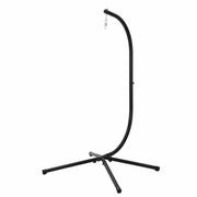Darrahopens Home & Garden > Hammocks > Hammocks & Accessories Gardeon Hammock Stand 150kg Capacity Metal Frame for Hanging Chairs Black In Australia - Darrahopens