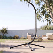 Gardeon Hammock Stand 150kg Capacity Metal Frame for Hanging Chairs Black In Australia - Darrahopens