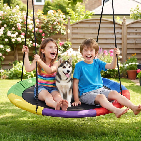 Darrahopens Home & Garden > Hammocks > Hammocks & Accessories Gardeon Tree Swing Hammock 100cm for Backyard Porch Outside Playground