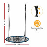 Darrahopens Home & Garden > Hammocks > Hammocks & Accessories Gardeon Tree Swing Net Hammock 98.5cm for Backyard Porch Outside Playground