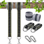 Darrahopens Home & Garden > Hammocks > Hammocks & Accessories Hammock Strap Swing Attachment Hanging Chair ROpe Outdoor Swing Accessory Safety Carabiners Swing Tree Swing Strap For