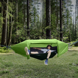 Darrahopens Home & Garden > Hammocks > Hammocks & Accessories Hammock Tent Outdoor Double Portable Multi-Functional Waterproof Hammock Parachute Camping Hanging Bed 270x140cm with Anti Mosquito Net and Storage Bag