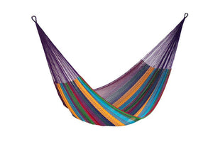 darrahopens Home & Garden > Hammocks Mayan Legacy King Size Cotton Mexican Hammock in Colorina Colour