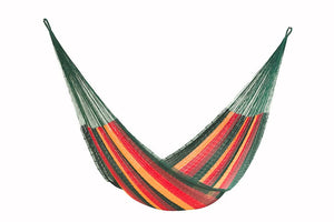 darrahopens Home & Garden > Hammocks Mayan Legacy King Size Cotton Mexican Hammock in Imperial Colour