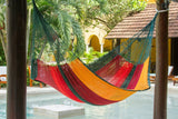 darrahopens Home & Garden > Hammocks Mayan Legacy Queen Size Outdoor Cotton Mexican Hammock in Imperial Colour
